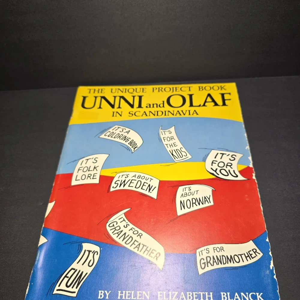 Vintage Helen Elizabeth Blanck Unni and Olaf in Scandinavia New
